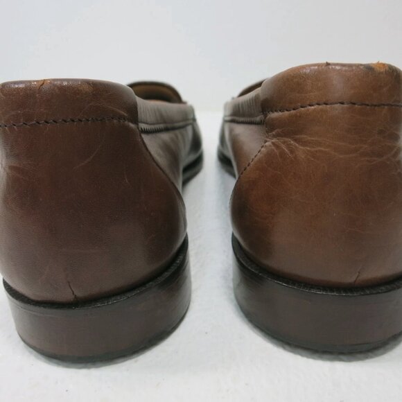Steeple Gate Kiltie Leather Casual Footwear Men\'s Loafers Shoes Italy Sz 10.5 D main image 6